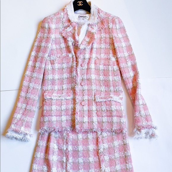 Pink Chanel suit
